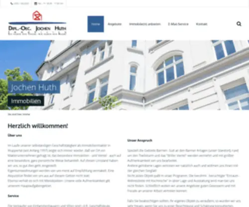 Huth-Immobilien.de(Jochen Huth) Screenshot