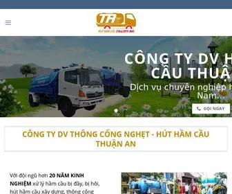 Huthamcauthuanan.com(Công ty hút hầm cầu Thuận An cung cấp dịch vụ) Screenshot