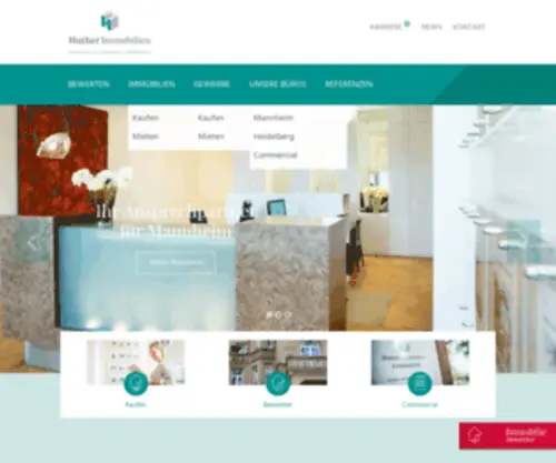 Huther-Immobilien.de(Huther Immobilien) Screenshot