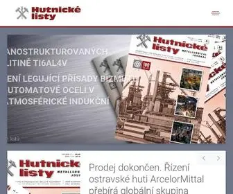 Hutnickelisty.cz(Hutnické listy) Screenshot