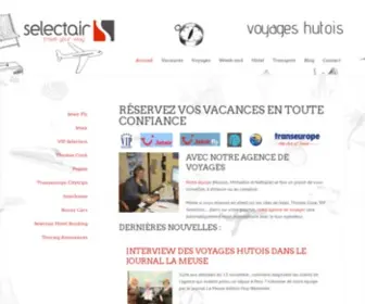 Hutois.be(Agence de voyages en Belgique) Screenshot