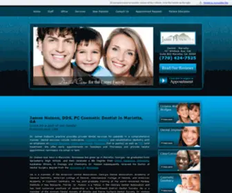 Hutsondr.com(Marietta Dentist) Screenshot