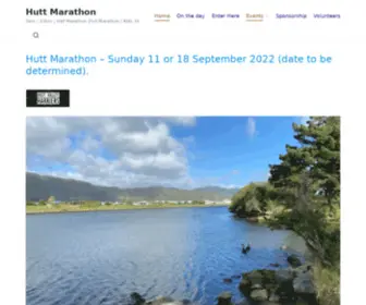 Huttmarathon.co.nz(Sunday 26 September 2021) Screenshot