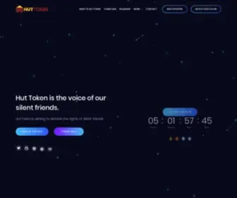 Huttoken.com(Hut Token) Screenshot