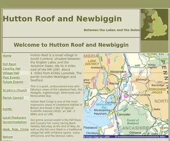 Huttonroof.org.uk(Hutton Roof and Newbiggin) Screenshot