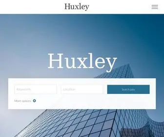 Huxley.com(IT, Engineering, Banking & Finance Recruitment) Screenshot