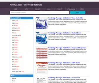 Huyhuu.com(Download English Materials and Morever) Screenshot