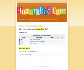 Huzurabad.com(Huzurabad) Screenshot