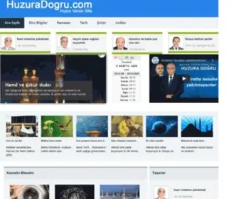 Huzuradogru.com(Huzura Doğru) Screenshot