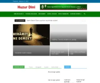 Huzurdini.com(Huzur Dini) Screenshot