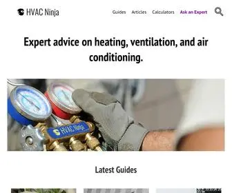 Hvac.ninja(Making HVAC easy to understand. HVAC Ninja) Screenshot