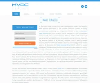 Hvacclasses.org(HVAC Technician Training Courses & Online Classes) Screenshot