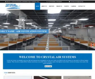 Hvaccoolingsystem.com(Crystal Air System) Screenshot