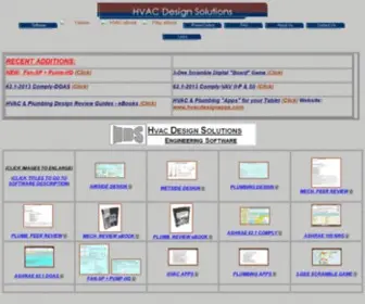 HvaCDesignsolutions.com(HVAC Design Solutions Official Web Site) Screenshot