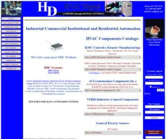 HvaCDigital.com(HVAC Digital We offer Systems Integration Automation valves Actuators and Controls) Screenshot