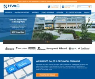 HvaCDist.com(HVAC Distributors) Screenshot