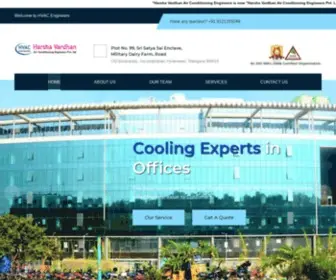 Hvacengineers.net(Harsha Vardhan Air Conditioning Engineers) Screenshot