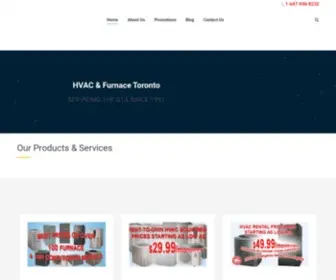 HvacFurnacetoronto.com(SERVICING THE GTA SINCE 1997) Screenshot