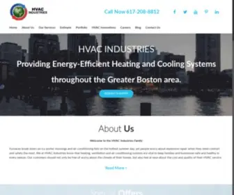 Hvacinds.com(HVAC Industries) Screenshot