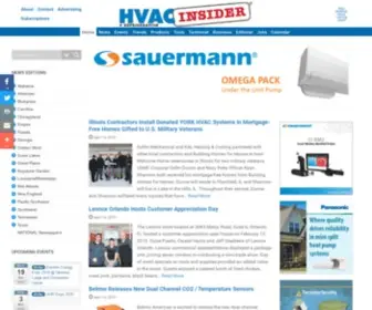Hvacinsider.com(HVAC Insider) Screenshot