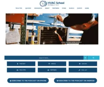 Hvacrschool.com(HVAC and Refrigeration Free Training) Screenshot