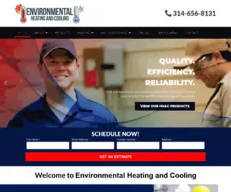 Hvacservicestlouismo.com(Environmental Heating and Cooling) Screenshot