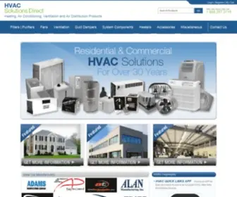 Hvacsolutionsdirect.com(HVAC Solutions Direct) Screenshot