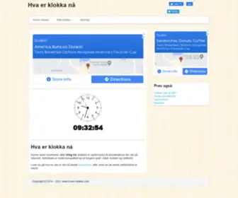 Hvaer-Klokka.com(Hva) Screenshot