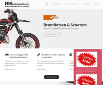 Hvamotoren.nl(Nieuwe en jong gebruikte scooters en bromfietsen) Screenshot