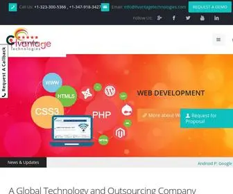 Hvantagetechnologies.com(Web & Mobile App Development Company) Screenshot