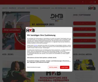 Hvberlin.de(Handball-Verband Berlin) Screenshot