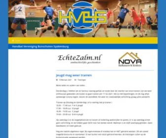 HVBS.nl(Handbal Vereniging Bunschoten Spakenburg) Screenshot