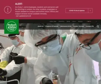 HVCC.edu(Hudson Valley Community College) Screenshot