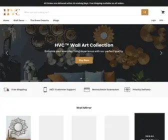 HVCDecor.com(Create an Ecommerce Website and Sell Online) Screenshot