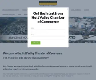 HVchamber.org.nz(Hutt Valley Chamber of Commerce) Screenshot