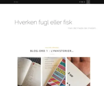 Hverkenfuglellerfisk.dk(Hverken fugl eller fisk) Screenshot