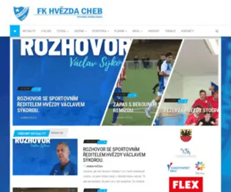 Hvezdacheb.cz(FK Hvězda Cheb) Screenshot