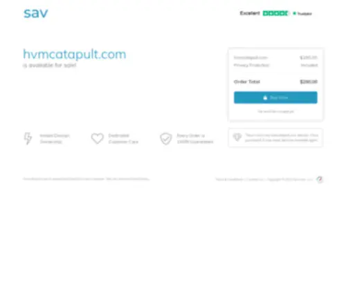 HVmcatapult.com(The premium domain name) Screenshot