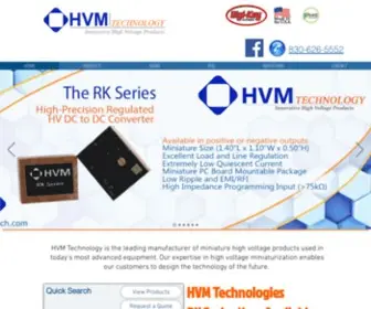 HVmtech.com(High Voltage Power Supply Module) Screenshot
