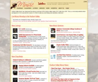 Hvmusic.com(Hudson Valley Music) Screenshot