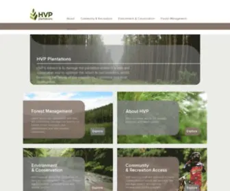 HVP.com.au(HVP Plantations) Screenshot