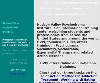 Hvpi.net(Hudson Valley Psychodrama Training) Screenshot