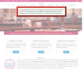 HVPslawcollege.org.in(HVPS COLLEGE OF LAW) Screenshot