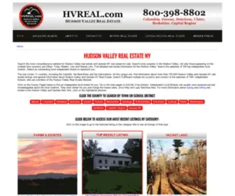 Hvreal.com(Hudson Valley Real Estate NY) Screenshot