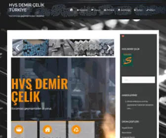 HVS.com.tr(HVS DEMİR ÇELİK TÜRKİYE) Screenshot