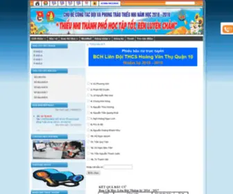 HVT10.vn(Website Liên Đội THCS Hoàng Văn Thụ Quận 10) Screenshot