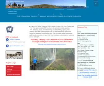 HVTC.org.nz(The Hutt Valley Tramping Club) Screenshot