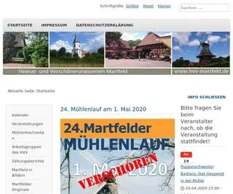HVV-Martfeld.de(Fehsenfeldsche Mühle) Screenshot