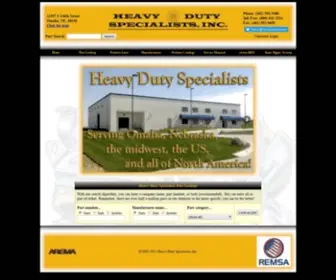 HVyduty.com(Heavy Duty Specialists) Screenshot