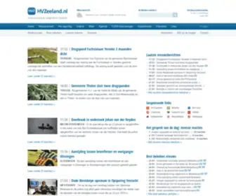 Hvzeeland.nl(Nieuws en achtergronden rond veiligheid en hulpverlening in de provincie Zeeland) Screenshot